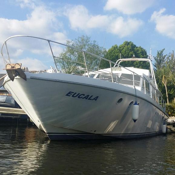 Hotel Eucala motor yacht East Molesey Exterior foto